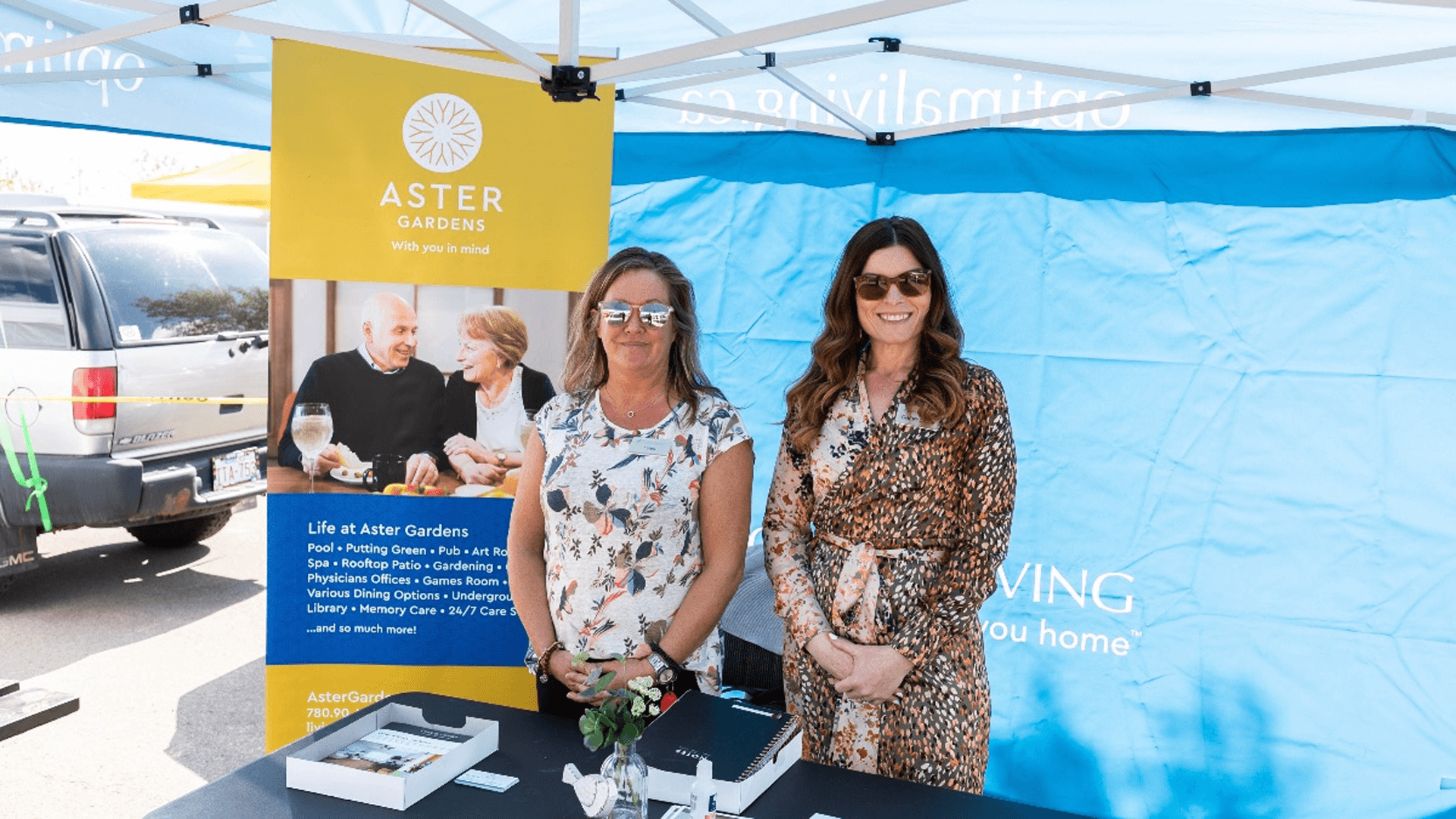 Aster gardens retirement home booth